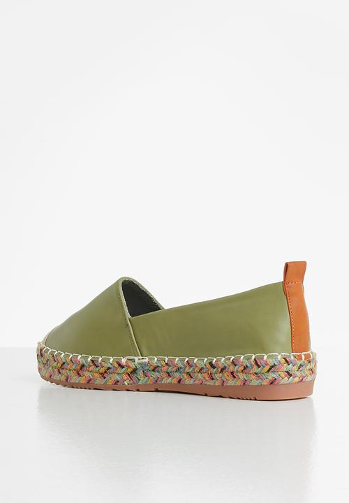 Seduction - Braided sole espadrille - sage