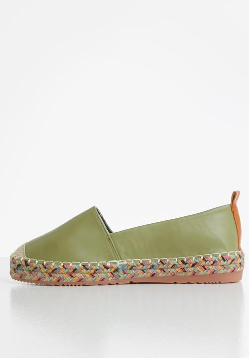 Seduction - Braided sole espadrille - sage