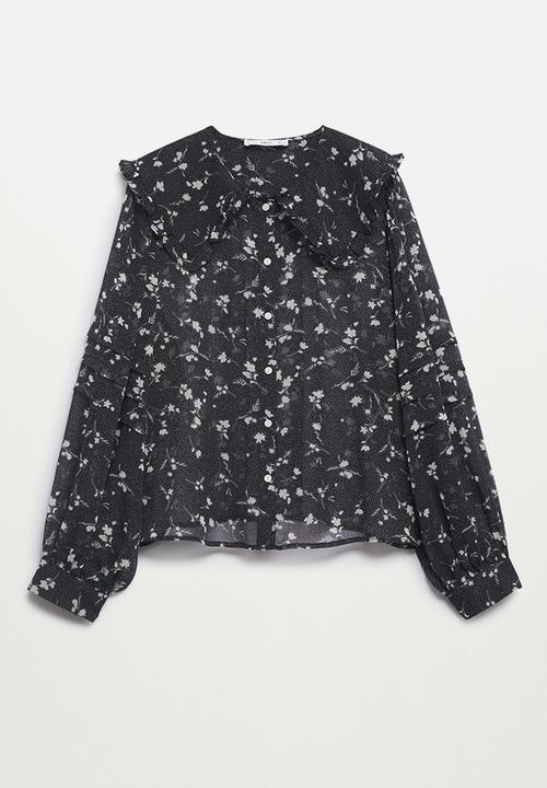 MANGO - Blouse amelie - black
