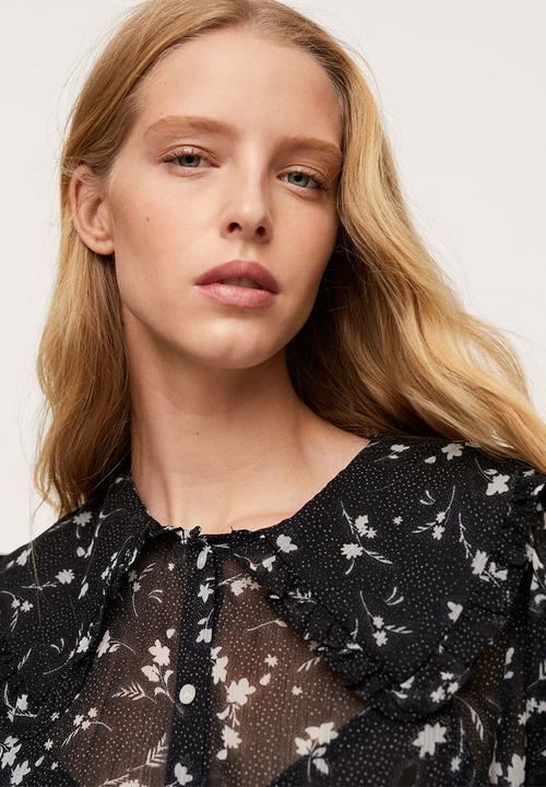 MANGO - Blouse amelie - black