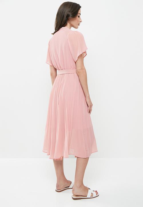 ONLY - Aida short sleeve midi dress - violet ice