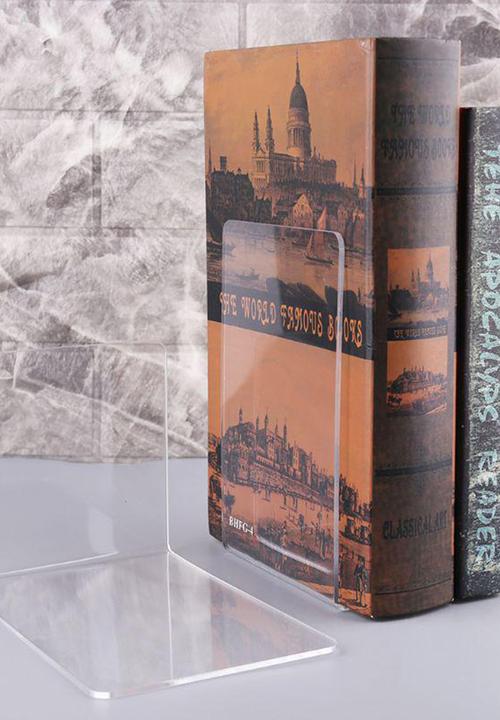 Sixth Floor - Acrylic book end holder - clear 