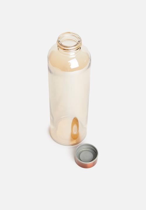 Excellent Houseware - Glassy water bottle - yellow