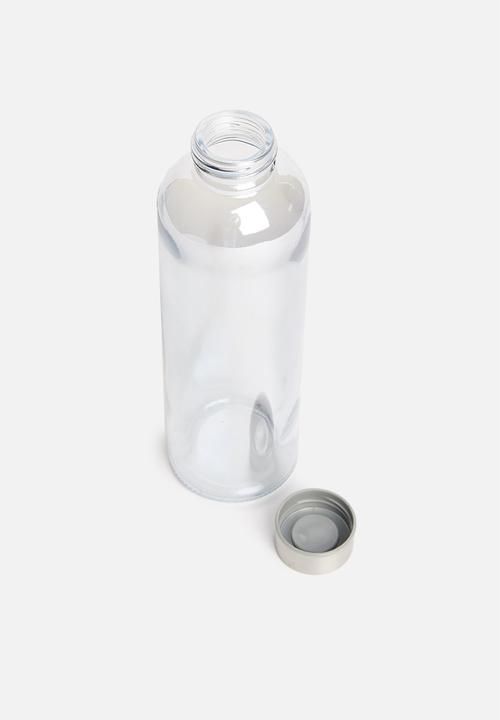 Excellent Houseware - Glassy water bottle - blue