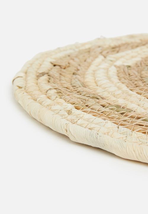 Excellent Houseware - Round placemat - willow