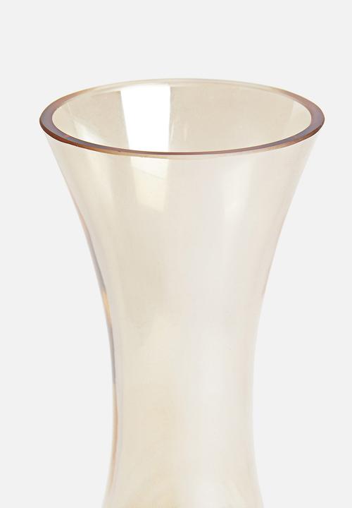 Excellent Houseware - Goldy glass decanter 2 litre - gold
