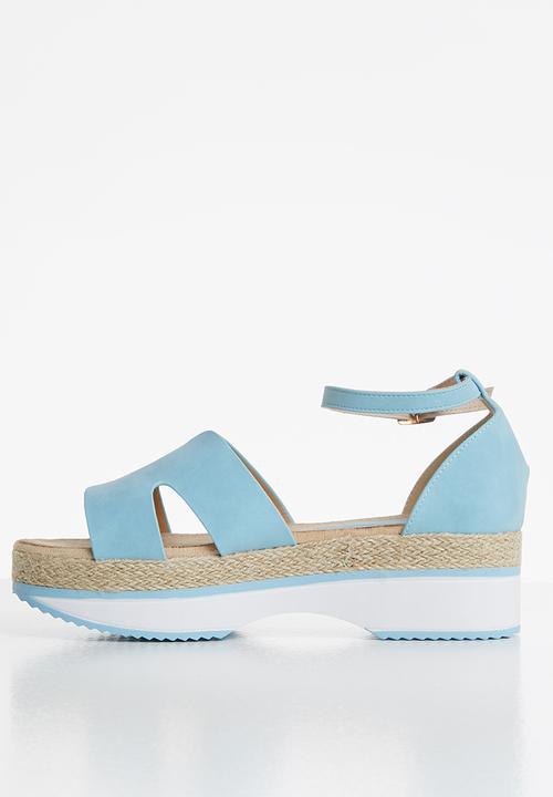 Seduction - Ankle strap espadrille sandal - blue
