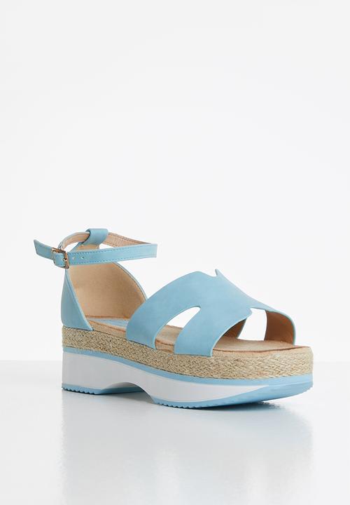 Seduction - Ankle strap espadrille sandal - blue