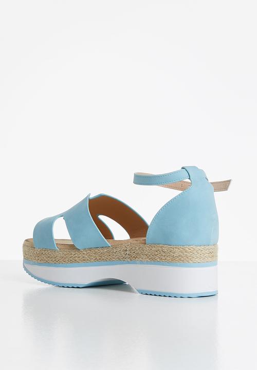 Seduction - Ankle strap espadrille sandal - blue