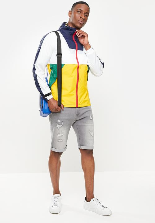 Cutty - Fade regular fit denim shorts - grey