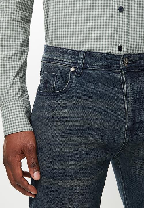 Pringle of Scotland - Mid wash slim fit denim - mid wash