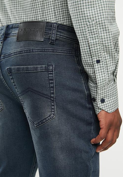 Pringle of Scotland - Mid wash slim fit denim - mid wash
