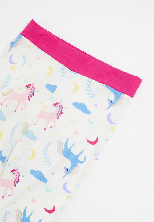 MINOTI - 2-piece girls unicorn pyjama set - multi 
