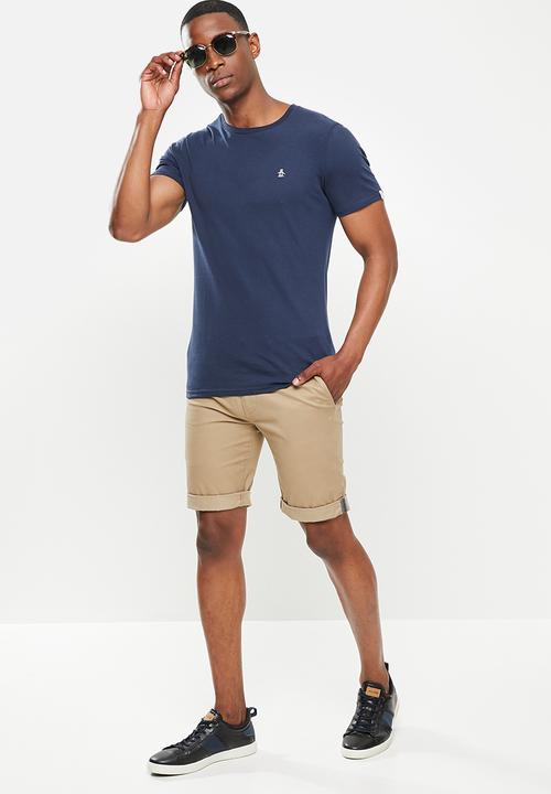 Original Penguin - Embroidered tee - dark sapphire
