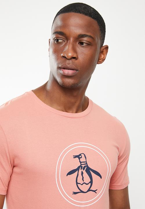 Original Penguin - Circle logo tee - dusty rose