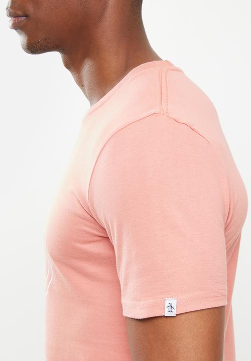 Original Penguin - Circle logo tee - dusty rose