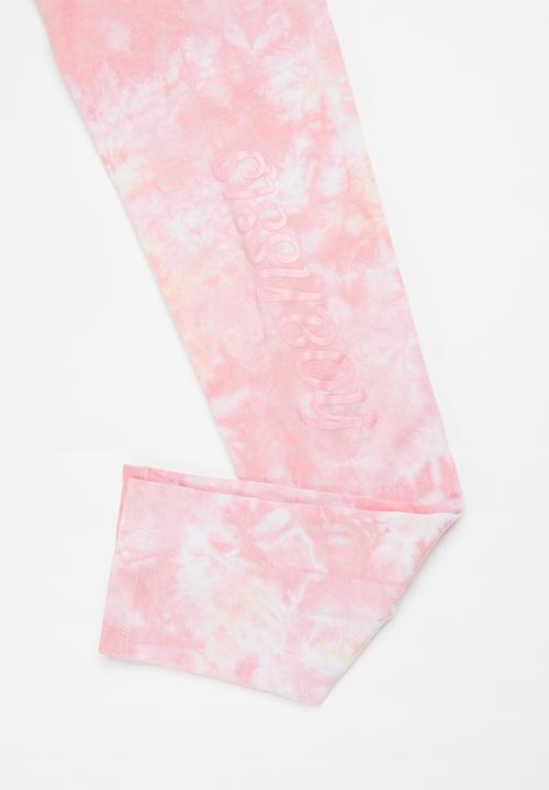 SISSY BOY - Oliana leggings - pink & yellow