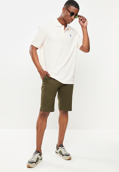 Pringle of Scotland - Core chino shorts - fatigue
