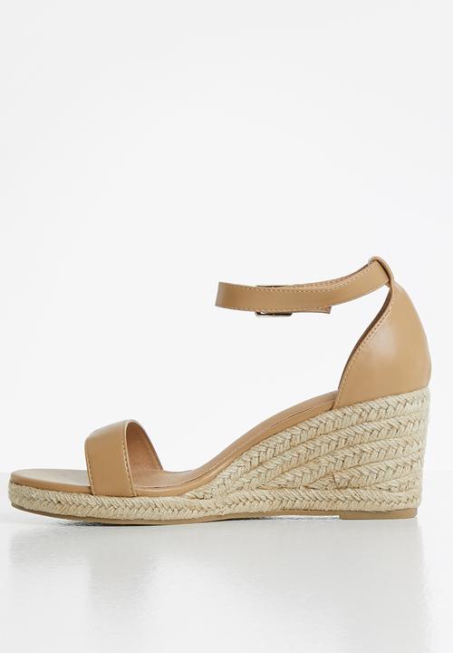 Cotton On - Addison open toe espadrille - camel