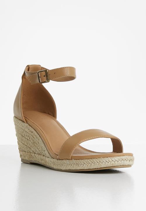 Cotton On - Addison open toe espadrille - camel