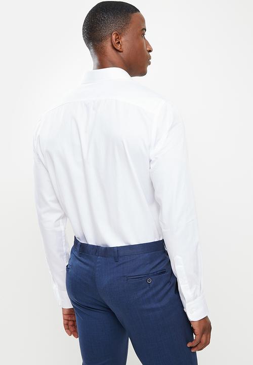 Pringle of Scotland - Core tailored l/s shirt - optic white