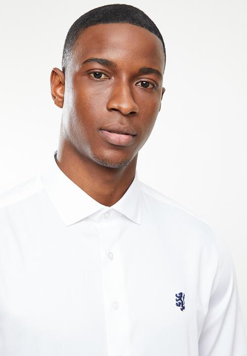 Pringle of Scotland - Core tailored l/s shirt - optic white