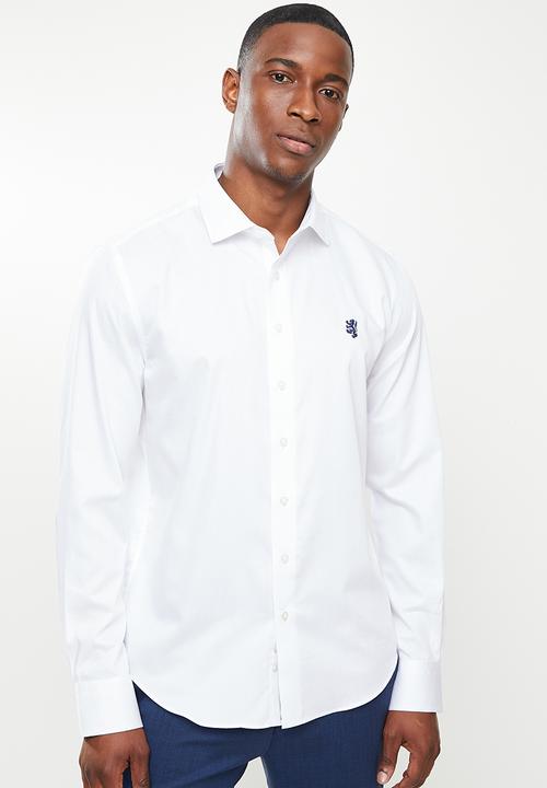 Pringle of Scotland - Core tailored l/s shirt - optic white