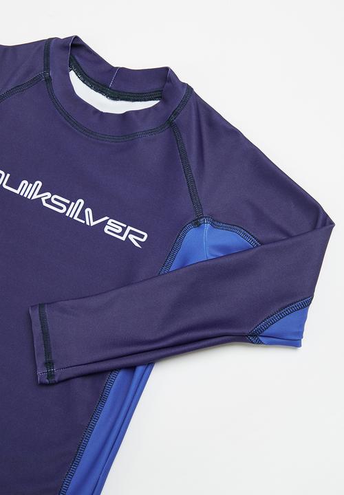 Quiksilver - Heat logo boy long sleeve - navy 