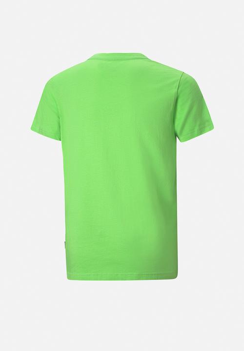PUMA - Ess+ 2 col logo tee b - green flash