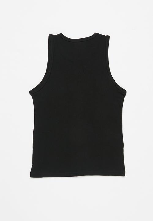 Quiksilver - Crop circle tank yth - black