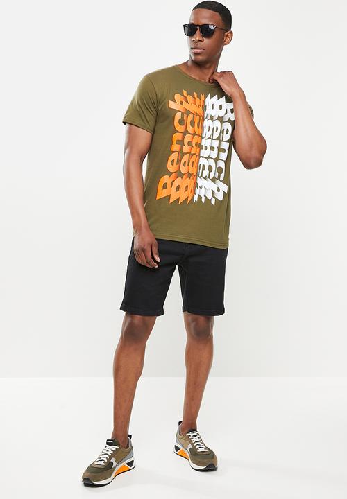 Bench - Bentley short sleeve tee - dark army