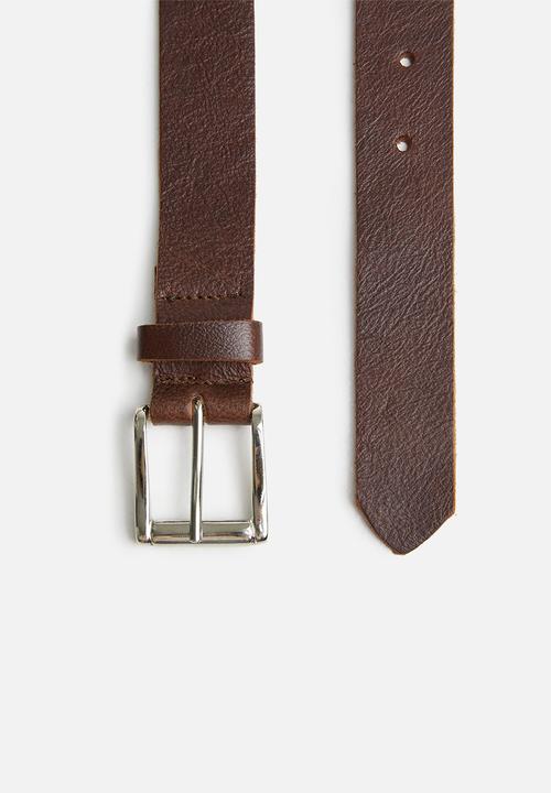 Superbalist - Corro leather belt - brown