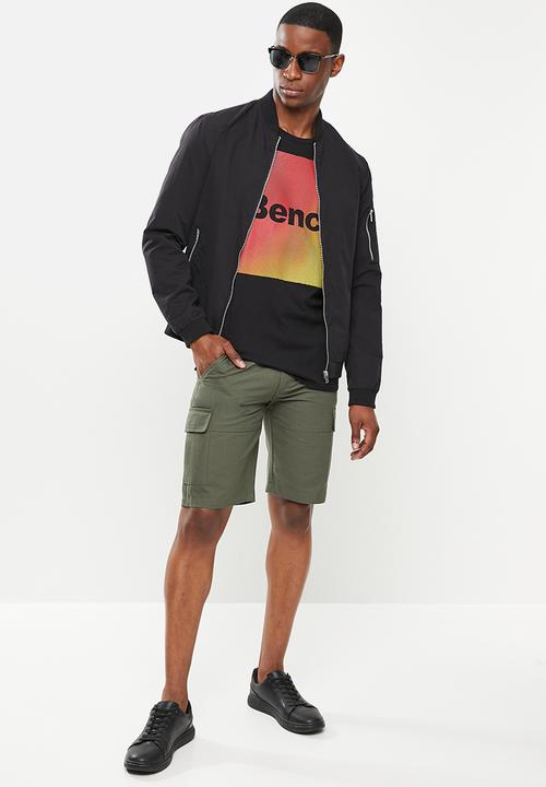 Bench - Swirl short sleeve tee - black