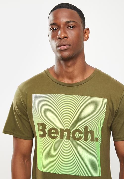 Bench - Swirl short sleeve tee - dark army