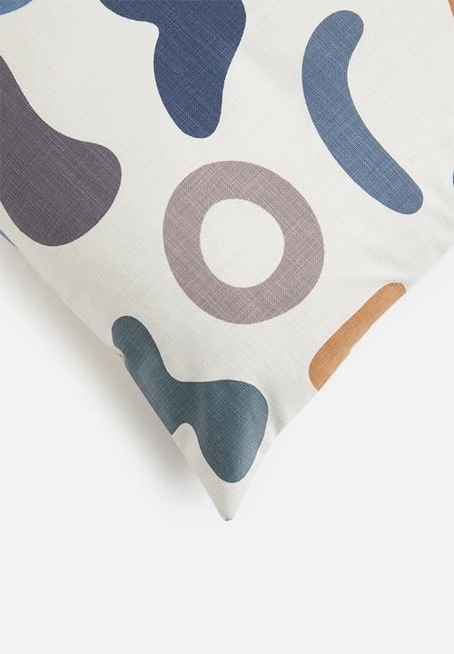 Sixth Floor - Forms printed cushion cover - multi
