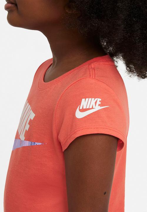 Nike - Nike girls futura mini monogram - peach 