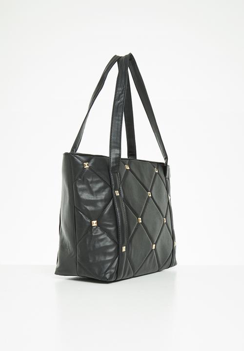 Superbalist - Kylie studded tote bag - black