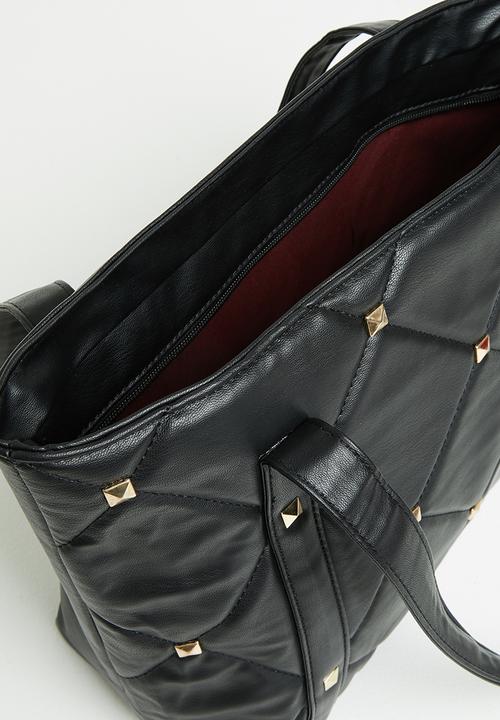 Superbalist - Kylie studded tote bag - black