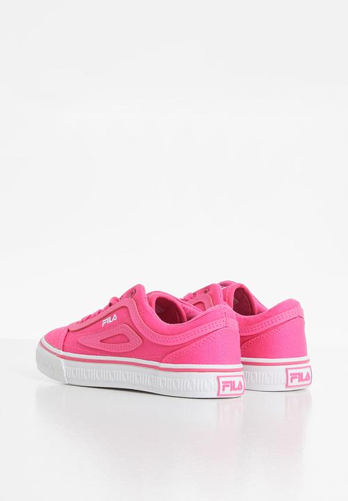 FILA - Classic border 2 canvas - pink/white