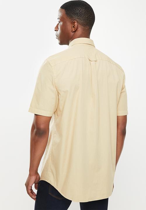POLO - Jason ss wk shirt - stone / birch