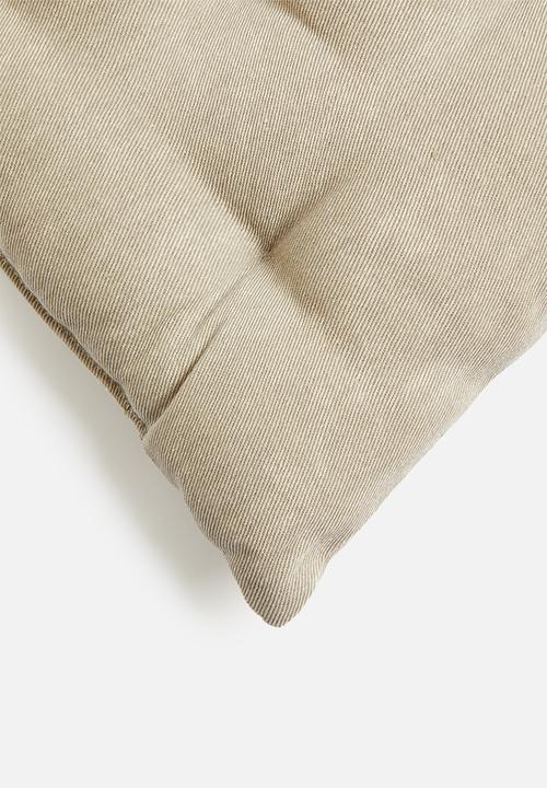 H&S - Chair pad set of 2 - dark grey