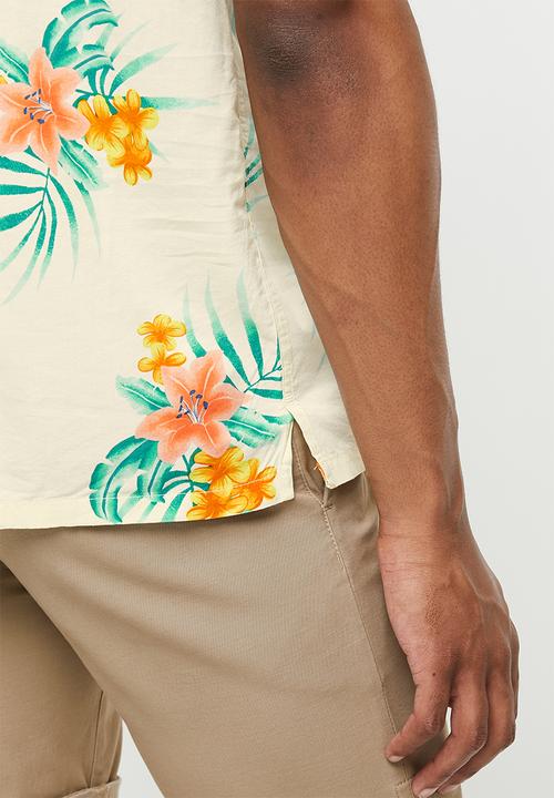 Hurley - Rincon short sleeve - ecru