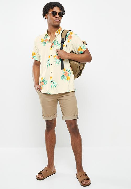 Hurley - Rincon short sleeve - ecru