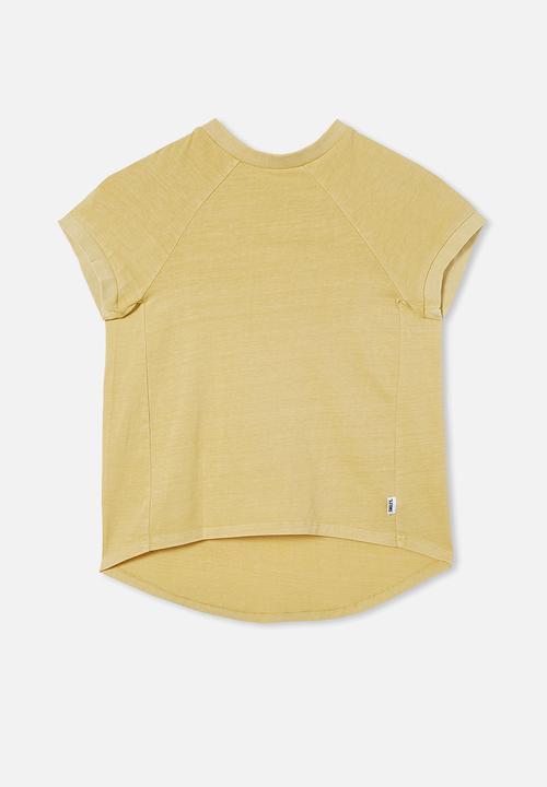 Typo - Dog tee - yellow 