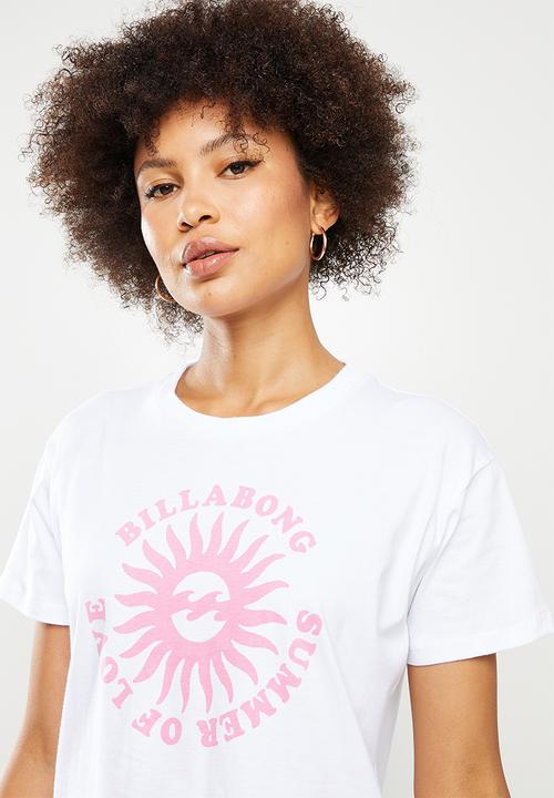 Billabong  - Summer of love short sleeve tee - white
