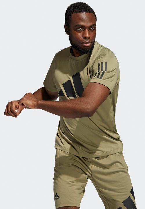 adidas Performance - FREELIFT  3 bar tee - green