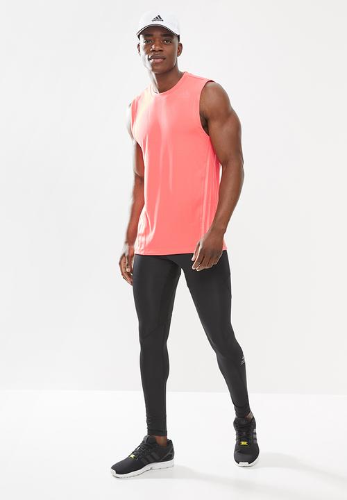 adidas Performance - Aero 3s sl tee  - coral