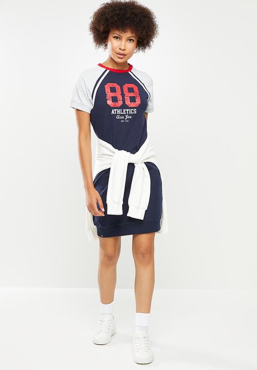 Aca Joe - Ladies aca joe raglan dress - navy