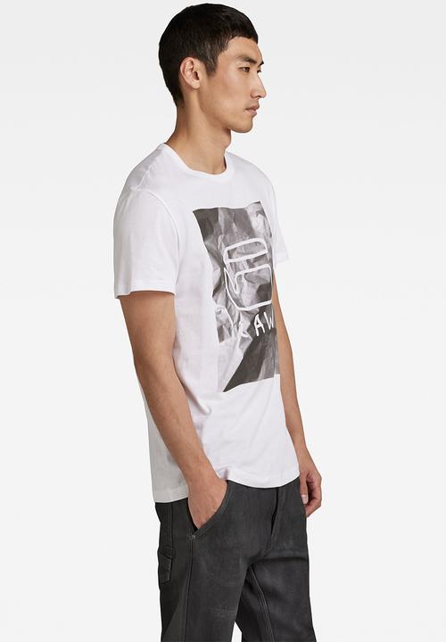 G-STAR - Graphic 9 r short sleeve tee - white