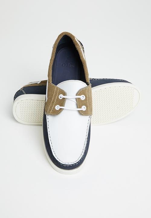 POLO - Chad boat contrast lace up - multi  